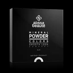 Компактная пудра с содержанием минералов Светлый беж Mineral powder n,01 Alissa Beautе 9 г