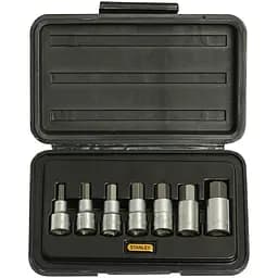 Набір головок торцевих Stanley 1/2" з насадками 6-гранними М6-19 мм 7 шт. (1-89-099)
