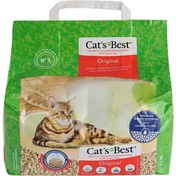 Наполнитель Cat’s Best Original для кошачьего туалета деревянный 5 л/ 2.1 кг