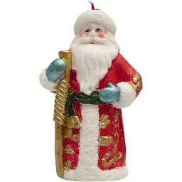 Декоративная новогодняя свеча Devilon Дед Мороз 13.1 см (790432)
