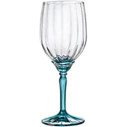 Набір келихів для вина Bormioli Rocco Florian Lucent Blue 380 мл 6 шт. (199418BCG021990)