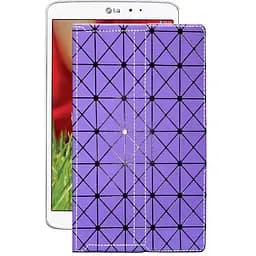 Чехол StatusCASE из экокожи для планшета LG G Pad 8.3 v500 Фиолетовый ромб