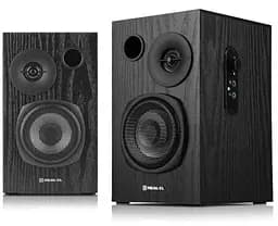 Колонки 2.0 Real-El S-235 Black, 2 x 9 Вт, МДФ, живлення від 220V, керування збоку - мініатюра 3