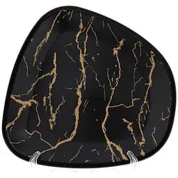 Тарелка BonaDi фарфоровая обеденная Мраморная Роскошь 23.5х22.5х1.6 см kuh0009333