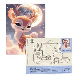 Набір для розпису по номерах "Оленя" 40*50 см, IDEA2-GX47059, ТМ "99IDEAS"