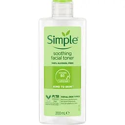 Успокаивающий тоник для лица Simple Soothing Facial Toner, 200 мл