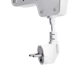 Мережевий фільтр-розгалужувач Yiwu HP-5-17 SNAILS BKL-502 EU на 2 розетки LED 4 USB білий  - мініатюра 5