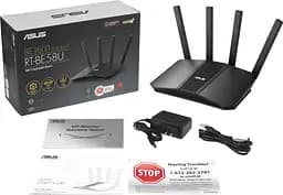 ASUS Маршрутизатор RT-BE58U BE3600, 4xGE LAN, 2,5xGE WAN, 1xUSB3.2, MESH - мініатюра 2