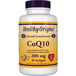 Коензим Q10 Healthy Origins Kaneka COQ10 200 мг 30 желатинових капсул