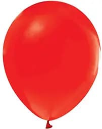 Кулька повітряна латексна 30 см (100) червоний, матовий, IDEA7-DL-003