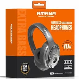 Накладні бездротові навушники Amaya H380 Black - мініатюра 2