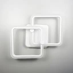 Стельова мінімалістична LED люстра в білому корпусі Line.F RGB підсвітка є