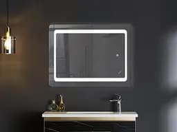 Дзеркало Mixxus TWEE MR09-80x60-Reverse (LED Touch, антизапотівання, димер, регулювання яскравості) MI6660 - мініатюра 5