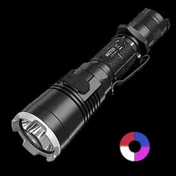 Тактический ручной фонарик Nitecore MH27UV (белый, красный, синий и УФ свет)