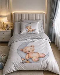 Комплект дитячої постільної білизни в ліжечко baby crib сатин TC303376277
