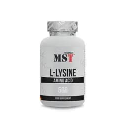 Лізин MST Nutrition L-Lysine, 120 капсул для підтримки імунної системи