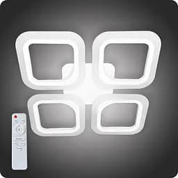 Люстра світлодіодна 517 Dlight з пультом 55Вт Білий (01774)