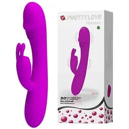 Вибратор-кролик Pretty Love Hunter 17 см розовый