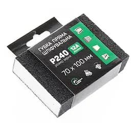 Губка шлифовальная Apro 100 x 70 x 25 мм x P240 прямая