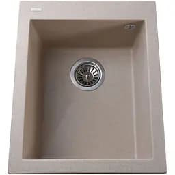 Гранітна мийка Globus Lux Lama піщаний 410х500мм-А0004