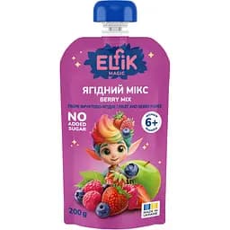 Пюре фруктове Elfik Magic Ягідний Мікс 200 г