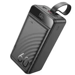 Універсальна мобільна батарея Hoco J123C 60000mAh Element PD20W+QC3.0 (22.5W) Чорний - мініатюра 6