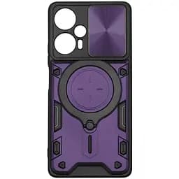 Чохол накладка з кільцем Armor CamCap Poco F5 Purple