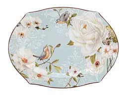 Блюдо Lefard Райский сад, 25 см, голубой (924-544)