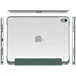Чехол-книжка BeCover Soft Edge с креплением Apple Pencil для Apple iPad Air 4/5 2020/2022 10.9" Dark Green (711120)