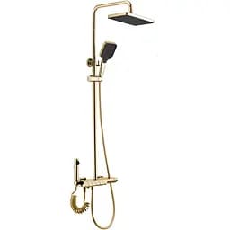 Душова система Rea Rob gold з термостатом та виливом REA-P6625, Золотий