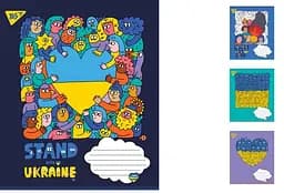 Тетради ученические 96 листов линия. YES Ukraine, тетрадь для записей 5 шт. в упаковке