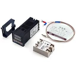 Контролер температури + твердотільне реле REX-C100FK07-V*AN+SSR-25DA+M6
