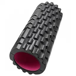Масажний ролик (роллер) Power System PS-4050 Fitness Foam Roller Black/Pink (33x15см) (4050PI-0)