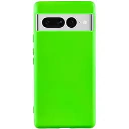 Чохол TPU Getman Liquid Silk для Google Pixel 7 Pro Салатовий / Neon Green