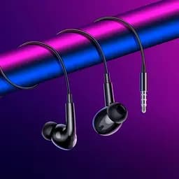 Навушники Hoco Crystal sound wire-controlled earphones with microphone M101 Pro чорні - мініатюра 5