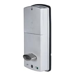 Замок біометричний автономний Trinix TRL-5203BTF Silver Right з Bluetooth, зчитувачем відбитків пальців і карт Mifare (65-00056) - мініатюра 5