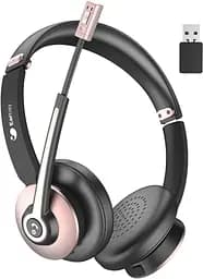 Навушники Earbay Bluetooth з мікрофоном, бездротові навушники з мікрофоном і шумозаглушенням, бездротові навушники з USB-ключем