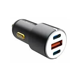 Автомобильное зарядное устройство XO CC45 PD30W PD+USB30W Shared 60W Metal Gray