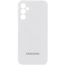 Чехол Lakshmi Silicone Cover Full Camera AA with logo для Samsung Galaxy A15 4G/5G/M15 5G Белый/White