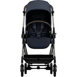 Коляска Cybex Melio Ocean Blue з бампером темно-синя (522002651) - мініатюра 2
