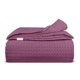 Плед-покривало Cosas Ruby Waffle Weave 110х140 см марсала (Blanket_30Ruby_WaffleWeave_110x140)