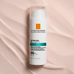 Сонцезахисний коригуючий гель-крем La Roche-Posay Anthelios Oil Correct для щоденного догляду за проблемною шкірою обличчя схильною до жирності та недосконалостей SPF 50+ 50 мл (MB458100) - мініатюра 5