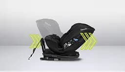 Автокрісло Lionelo Bastiaan RWF i-Size Black Carbon, чорне (LO-BASTIAAN RWF I-SIZE BLACK CARBON) - мініатюра 11