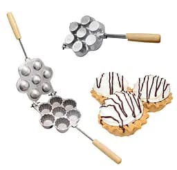 Форма для выпечки кексов, корзинок и тарталеток (7 корзинок) ХЭАЗ Харьков, ХЕАЗ Бежевый 81866