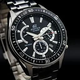 Годинники чоловічі кварцові наручні Оригінал Casio Edifice EFR-552D-1AVUEF на сталевому браслеті (модуль 5490) - мініатюра 3