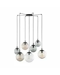 Підвісний світильник TK Lighting 4863 Esme E27 7x15W IP20 Bk - мініатюра 4