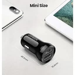 Автомобільний зарядний пристрій Ugreen ED018 24W 2xUSB Charger чорний - мініатюра 6