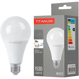 LED лампа Titanum A80 18W E27 4100K (TLA8018274)
