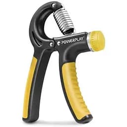 Еспандер кістьовий PowerPlay PP-4323 з регульованим навантаженням 10-40 кг Strength Grip Чорно-жовтий (PP_4323_Bl/Yellow)