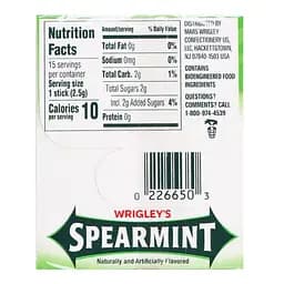 Жувальна гумка Wrigley's Spearmint м'ятна 37.5 г - мініатюра 2